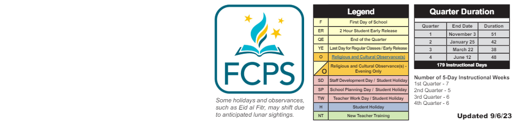 District School Academic Calendar Key for Springfield Estates ELEM.