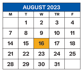 District School Academic Calendar for Julia R Ewan Elementary School for August 2023