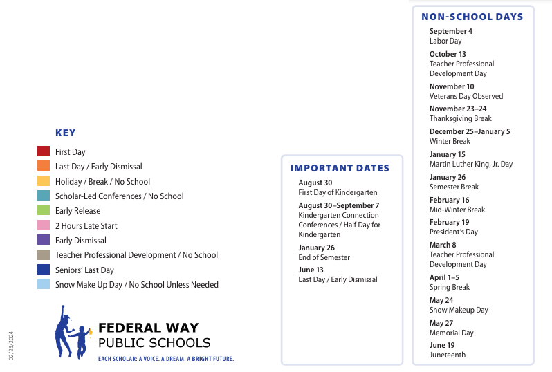 District School Academic Calendar Key for Employment Transition Program