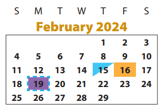 District School Academic Calendar for Goodman Elementary for February 2024