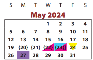 District School Academic Calendar for Mission Glen Elementary for May 2024