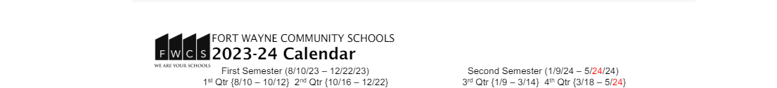 District School Academic Calendar for Lindley Elementary School