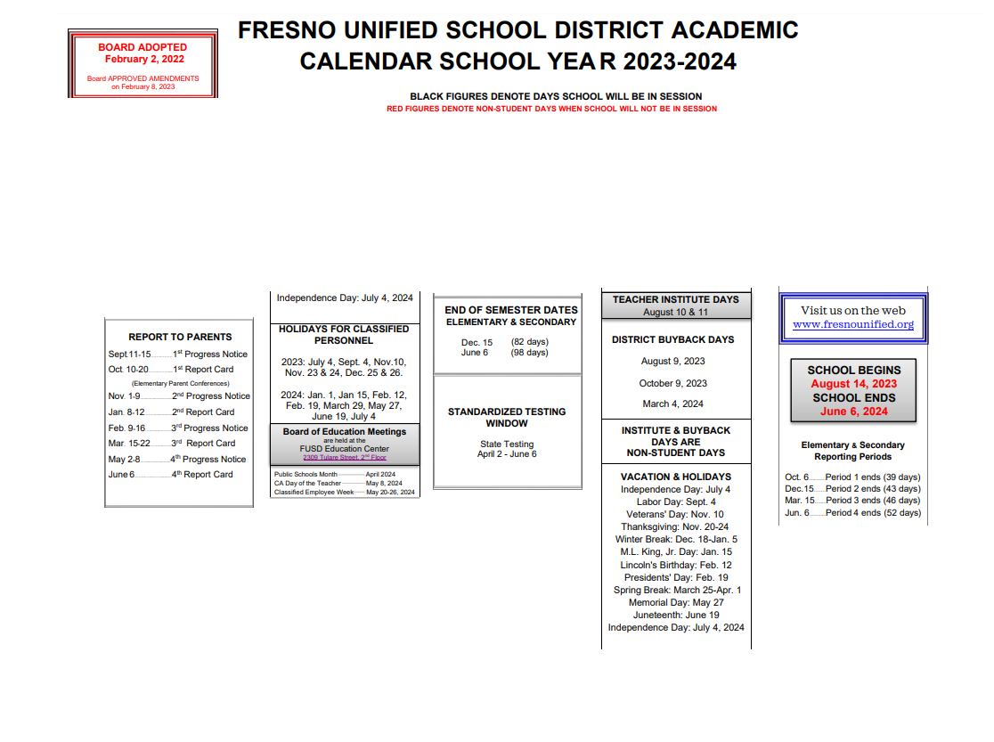 District School Academic Calendar Key for Academy For New Americans