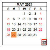 District School Academic Calendar for Academy For New Americans for May 2024