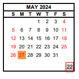 District School Academic Calendar for Starr Elementary for May 2024