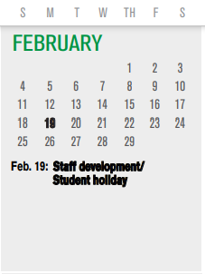 District School Academic Calendar for Park Crest Elementary for February 2024