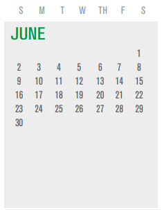 District School Academic Calendar for Park Crest Elementary for June 2024