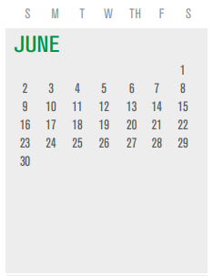 District School Academic Calendar for Toler Elementary for June 2024