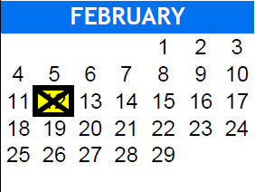 District School Academic Calendar for K.S. Hauge Alt Ed Ctr for February 2024