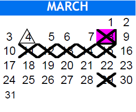 District School Academic Calendar for K.S. Hauge Alt Ed Ctr for March 2024