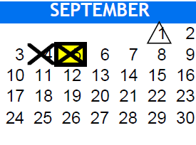 District School Academic Calendar for K.S. Hauge Alt Ed Ctr for September 2023