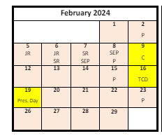 District School Academic Calendar for Mountain View Learn Cnt for February 2024