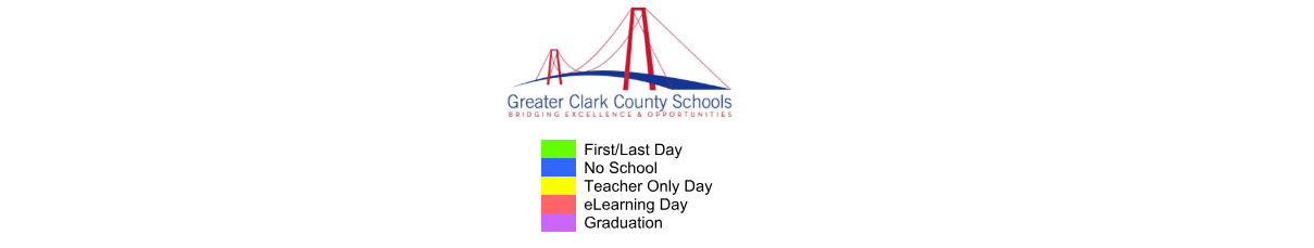 District School Academic Calendar Key for Parkview Middle School