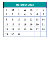 District School Academic Calendar for Guilford Newcomers School for October 2023