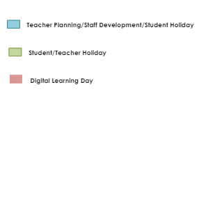 District School Academic Calendar Legend for Susan Stripling Elementary School