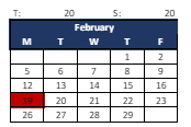 District School Academic Calendar for Hamilton Southeastern Jr High Sch for February 2024