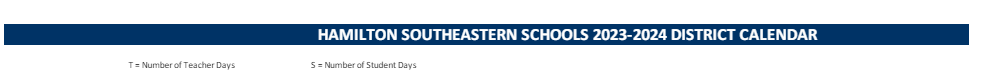 District School Academic Calendar for Hamilton Southeastern Jr High Sch