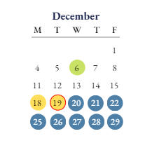 District School Academic Calendar for Lincoln Elementary School for December 2023