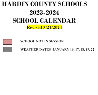 District School Academic Calendar Legend for Meadow View Elementary School