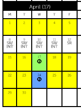 District School Academic Calendar for Parkville Community School for April 2024