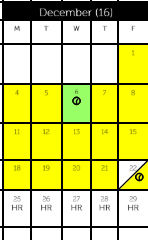 District School Academic Calendar for Annie-fisher Multiple Intelligence M for December 2023