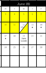 District School Academic Calendar for Annie-fisher Multiple Intelligence M for June 2024