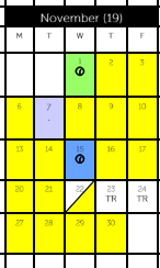 District School Academic Calendar for Annie-fisher Multiple Intelligence M for November 2023