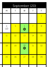 District School Academic Calendar for Annie-fisher Multiple Intelligence M for September 2023