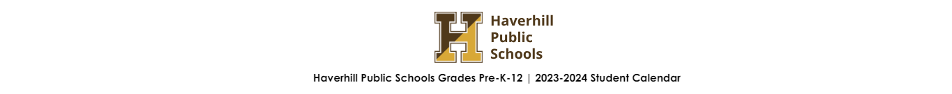 District School Academic Calendar for Caleb Dustin Hunking