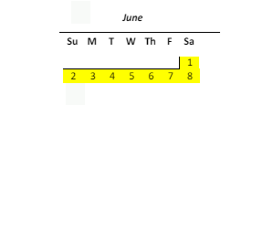 District School Academic Calendar for Hahaione Elementary School for June 2024
