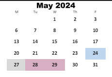 District School Academic Calendar for Abbeville Middle School for May 2024