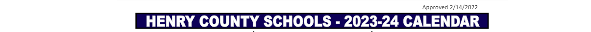 District School Academic Calendar for Campbellsburg Elementary School