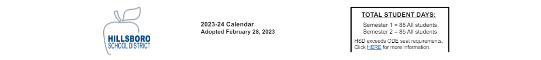 District School Academic Calendar for Reedville Elementary School