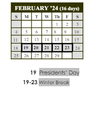 District School Academic Calendar for Maurice A Donahue Elementary for February 2024