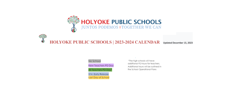 District School Academic Calendar Key for Maurice A Donahue Elementary