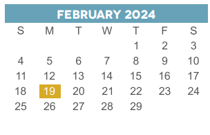 District School Academic Calendar for Love Elementary for February 2024