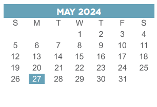 District School Academic Calendar for Rebuild Hisd Campus for May 2024