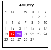 District School Academic Calendar for Northside Elementary School for February 2024