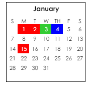 District School Academic Calendar for Perry High School for January 2024