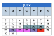 District School Academic Calendar for Margaret Mcfarland Middle School for July 2023