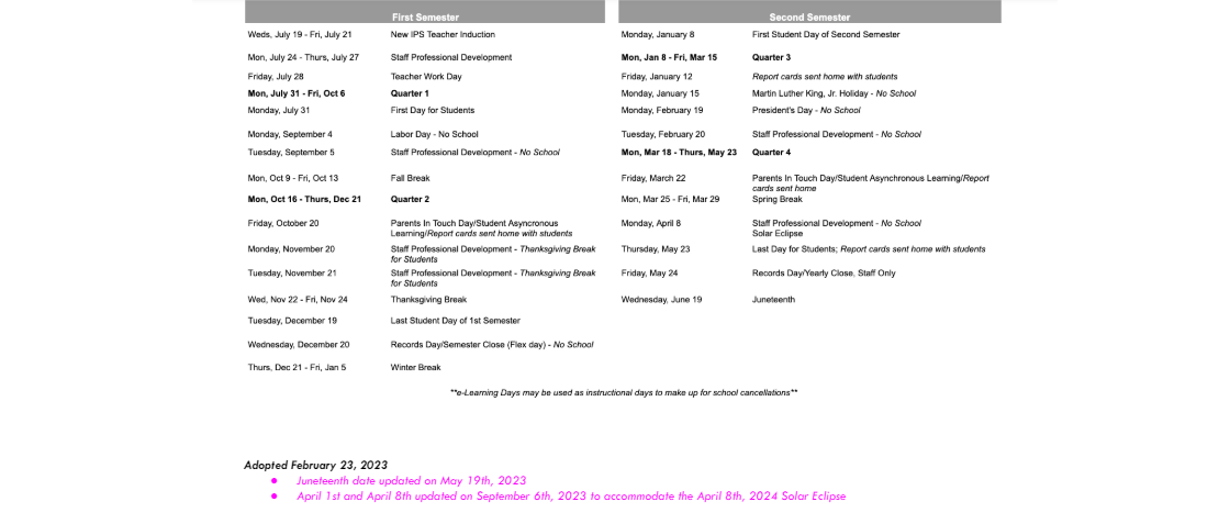 District School Academic Calendar Key for Hazel Hart Hendricks Sch 37