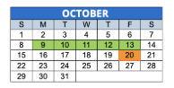 District School Academic Calendar for Stephen Collins Foster Sch 67 for October 2023