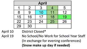 District School Academic Calendar for Robert Lucas Elementary School for April 2024