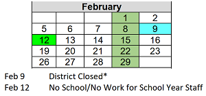 District School Academic Calendar for Robert Lucas Elementary School for February 2024