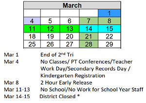 District School Academic Calendar for Robert Lucas Elementary School for March 2024