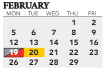 District School Academic Calendar for Whitney Young Elementaryentary School for February 2024