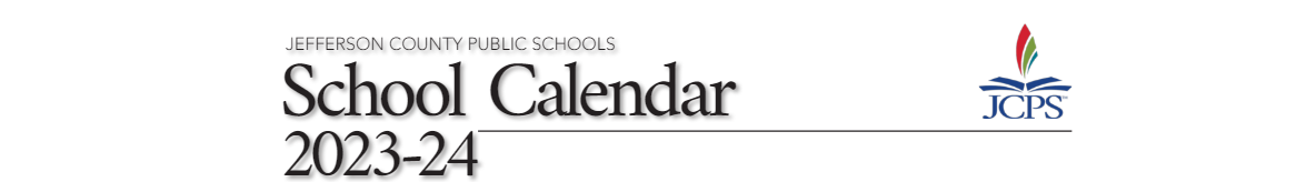 District School Academic Calendar for Jefferson County High School