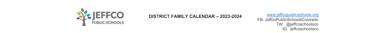 District School Academic Calendar for Fairmount Elementary School