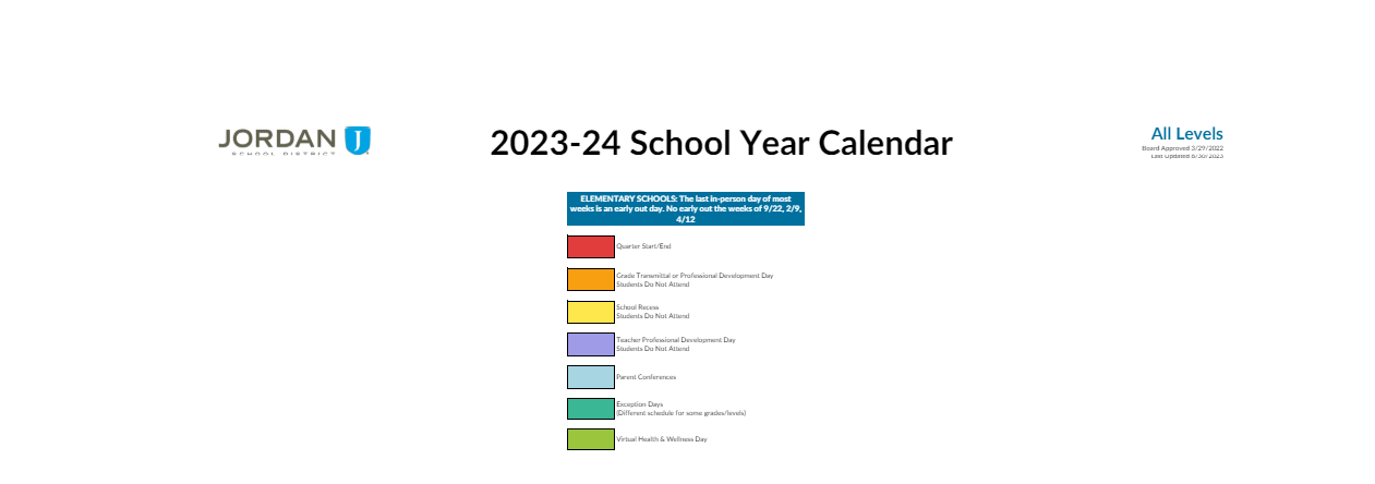 District School Academic Calendar Key for Fort Herriman Middle