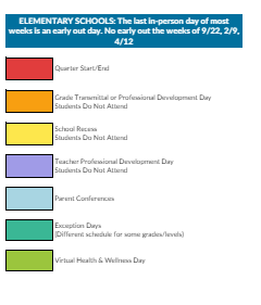 District School Academic Calendar Legend for Fort Herriman Middle